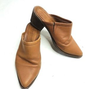 Madewell Robin brown slip on shoes mule size 7